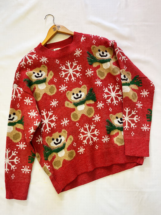 Suéter navideño osos