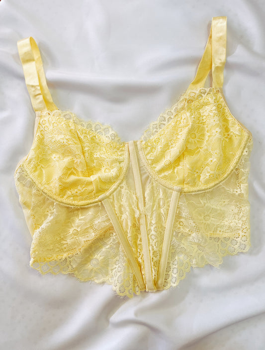 Bustier butter yellow