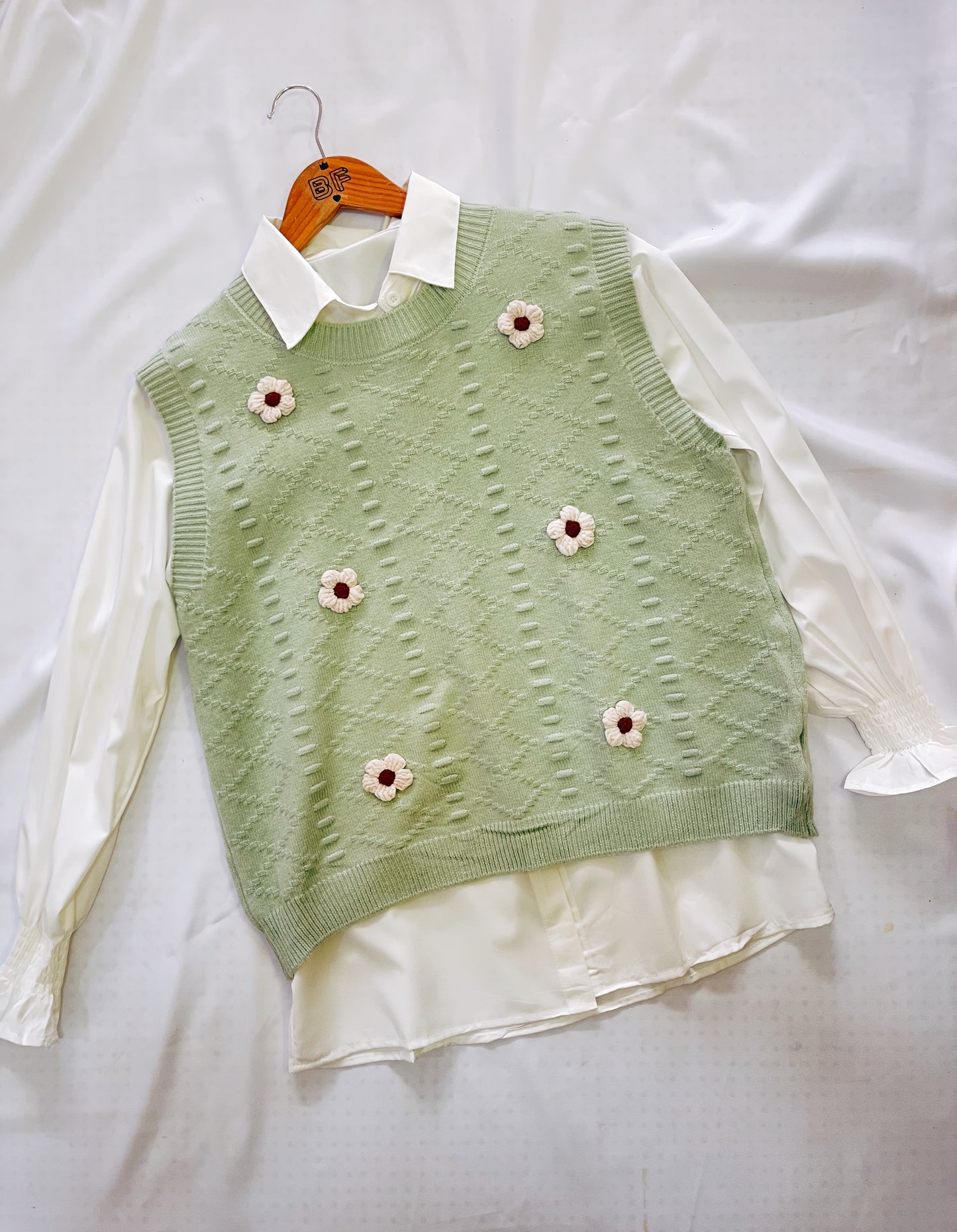 Set chaleco con camisa